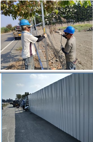 相關人員對安全圍籬施作工法中