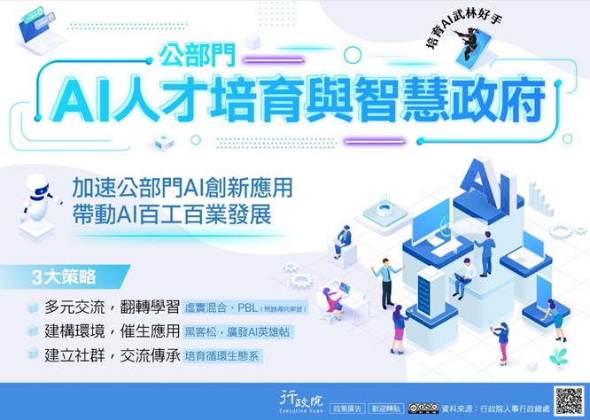 AI加速公部創新應用帶動百工百業發展