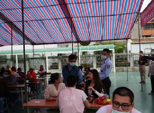 收容人與親屬面對面